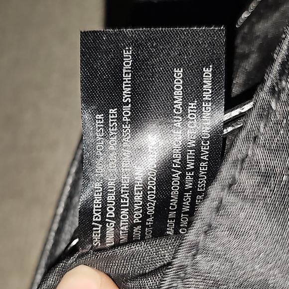 Botkier New York Black Vegan Leather Trim Backpack - Picture 8 of 10